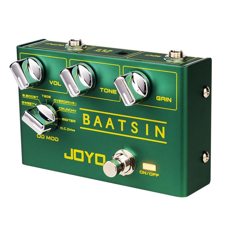 JOYO Pure Analog Overdrive & Distortion Multi Effect Pedal R Series 8 Classic OD/DS Sounds for Electric Guitar (Baatsin R-11) - Image 1